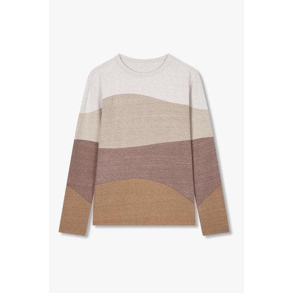 [UNI]カラーステッチブロックTシャツ91U5222006065