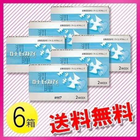 ロート モイストアイ 6枚入6箱 / メール便