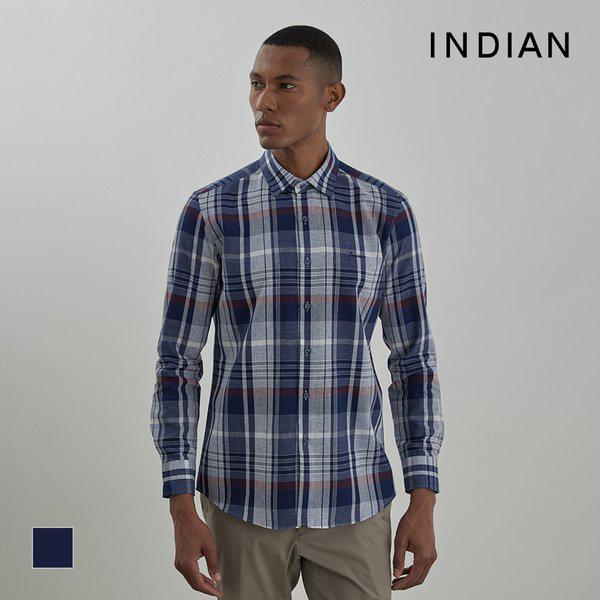 INDIAN ビッグチェックシャツ_MITNL5S2321
