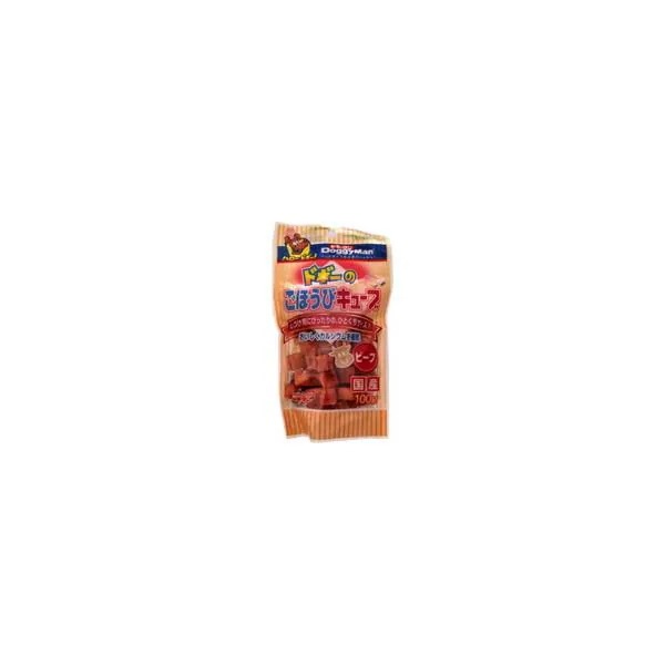 【1ケース】【お取り寄せ対象品】ごほうびキューブ ビーフ 100g[ドギーマンハヤシ ドギーマン] *36個