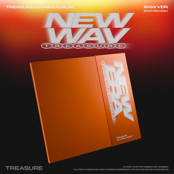 [10種セット] (RAW VER.) 初回限定特典 TREASURE 4th MINI ALBUM [NEW WAV] トレジャー 韓国チャート反映