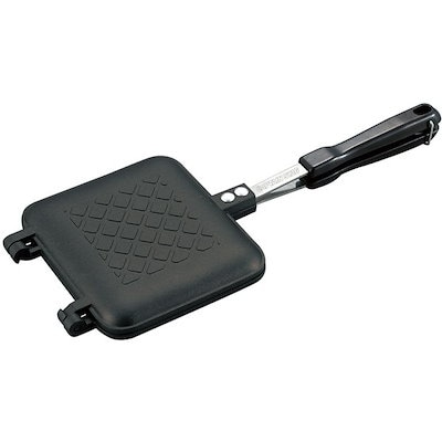 他サイト： キャプテンスタッグ BBQ用 キャスト アルミホットサンドトースター 直火 トーストメーカーUG-3005の商品画像