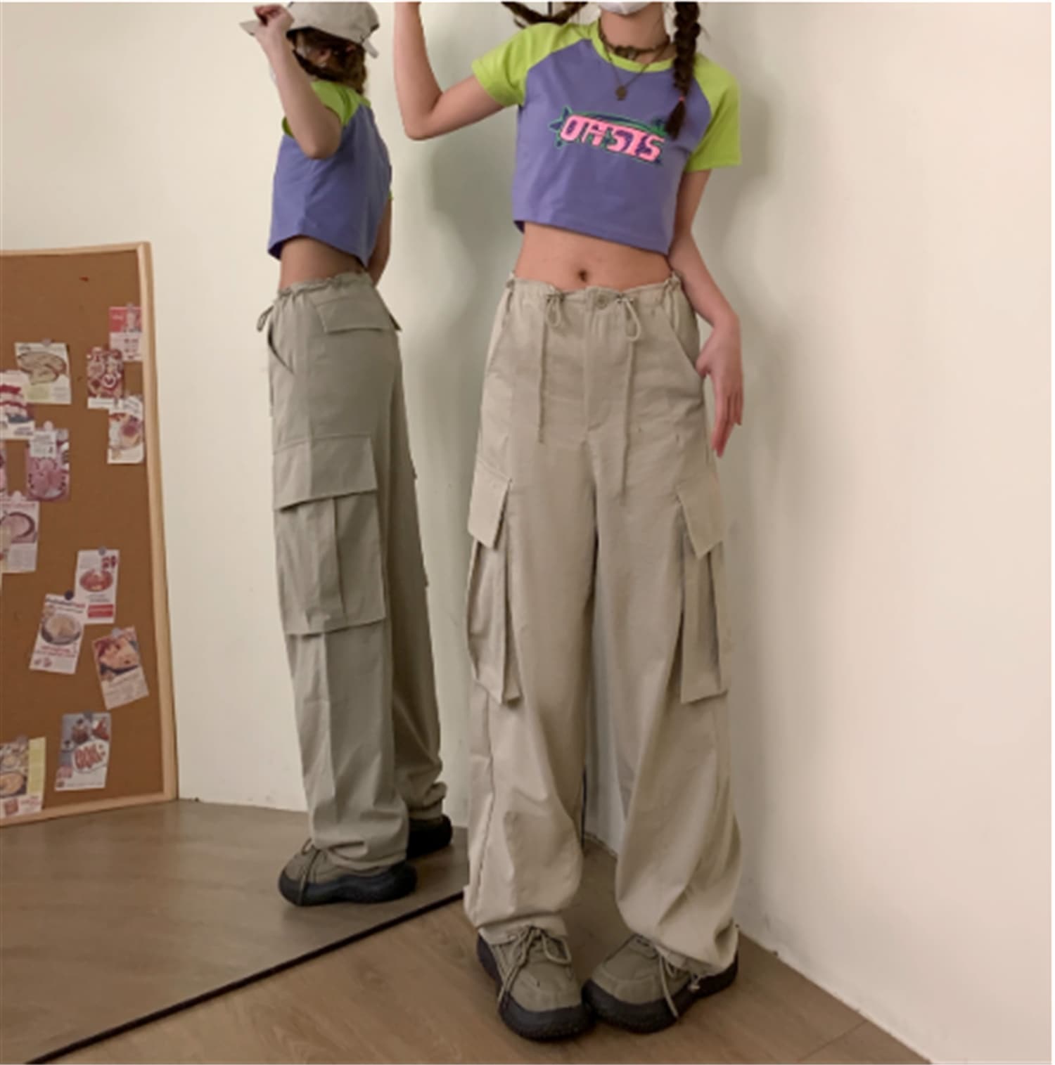 レディース パンツ ボトムス ロング ポケット カーゴ ワイド 大人可愛い シンプル カジュアル おしゃれ かっこいい こなれ感 ラフ メンズライク マニッシュ 個性的 クール 無地 10代 20代 5,561円
