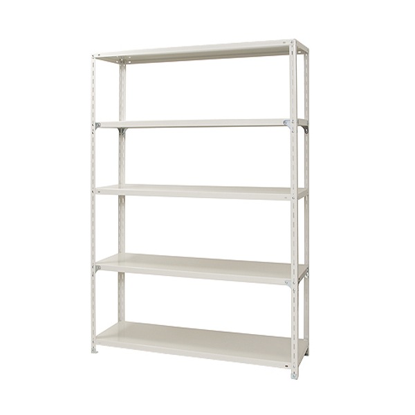 キタジマ 51010803501 スチールラック NC1500-24-5段 ホワイト メーカー直送