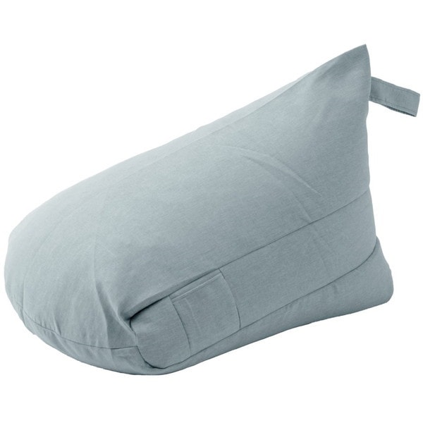 CELLUTANE ビーズクッション 三角クッション XL ライトブルー 日本製 一人掛け 1P コンパクト A1034a-605LBL メーカー直送