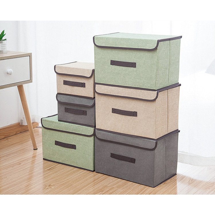 布製収納ボックス 収納ボックス フタ付き おしゃれ 布 折りたたみ 全国宅配無料 衣装ケース 衣類収納袋 ストレー