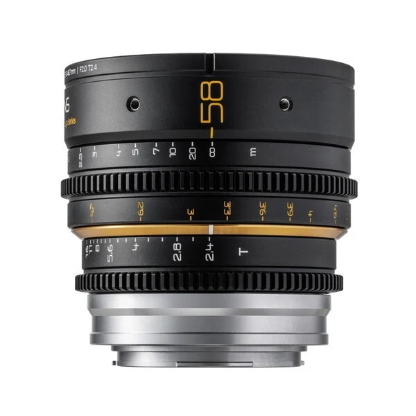 毒鏡 DL-MP58-EF-B ブラック DULENS APO MiniPrime 58mm T2.4 単焦点シネマレンズ キヤノンEFマウント