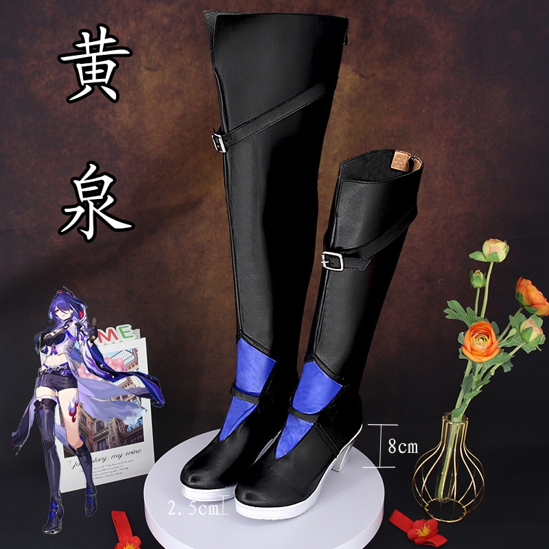 Honkai Impact 3 Underworld Paly Shoes Girl Loli Comic Con Performance Boots