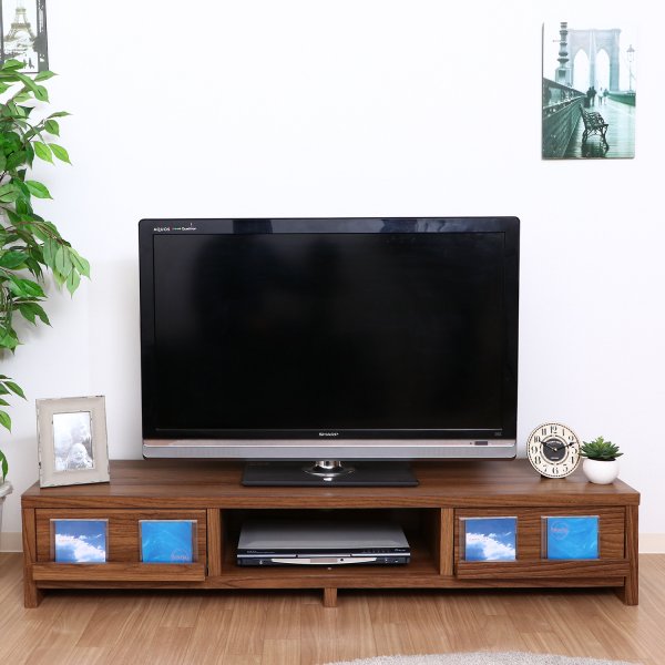 テレビ台 tv台 ローボード 97409 49型 幅150cm ライトブラウン ルーク
