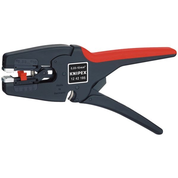KNIPEX クニペックス ワイヤーストリッパー マルチストリップ10 全長195mm 1242-195
