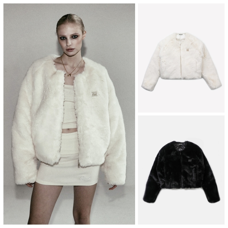 【BADBLOOD】 BEYOND SOFT CARALESS FUR JACKET : 2COLORS
