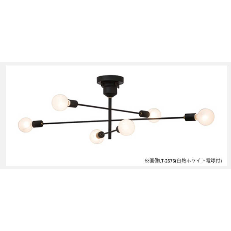 インターフォルム　シーリングライト Astre アストル 8畳 LED電球(E26/60W相当/電球色)×6灯付　LT-2678