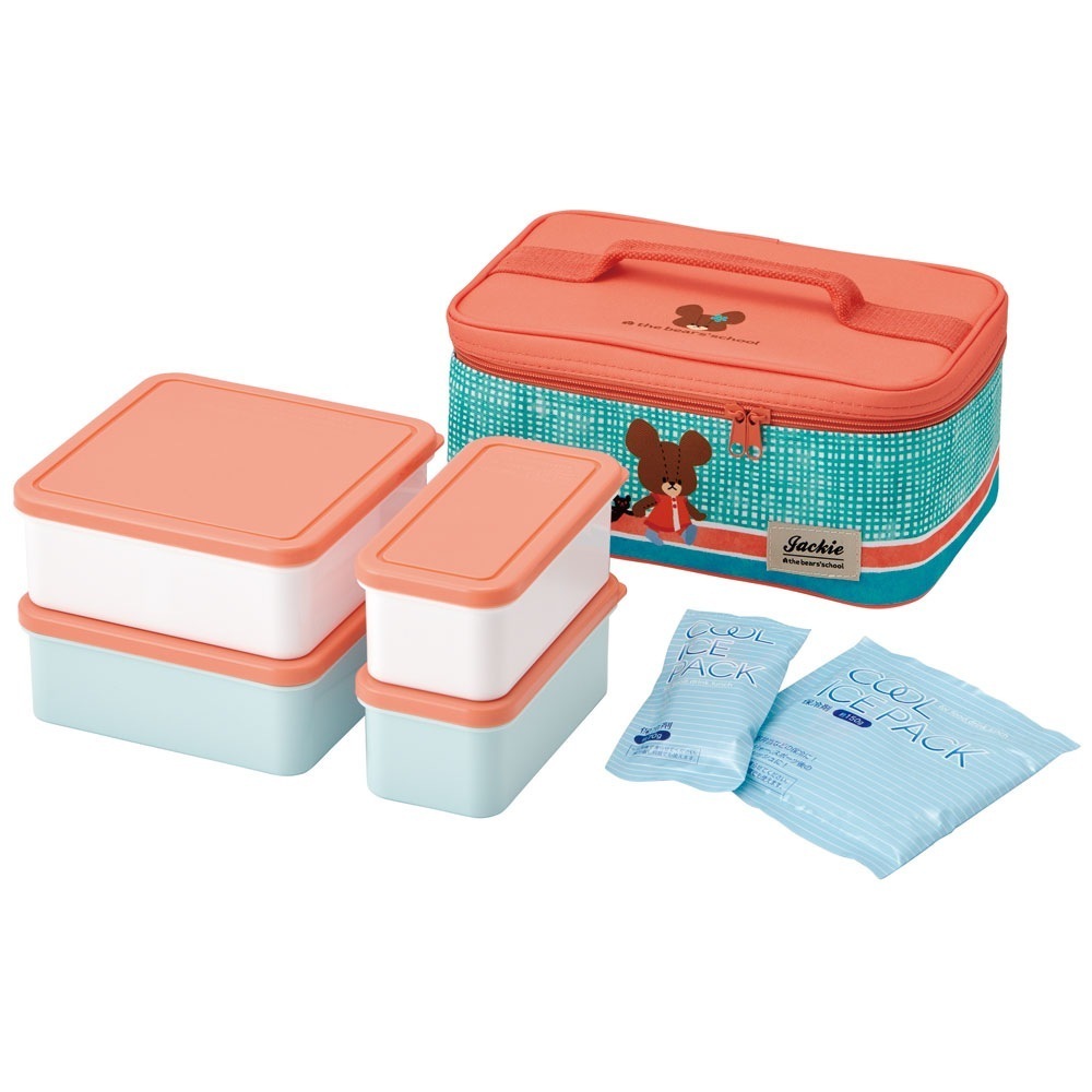 スケーター 保冷バック付行楽ランチセット くまのがっこう KCPC4 4973307627859