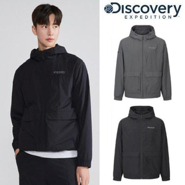 【】25FW 男性 DMTR61056 メッシュ起毛ウーブンフード付きトレーニングジャケット