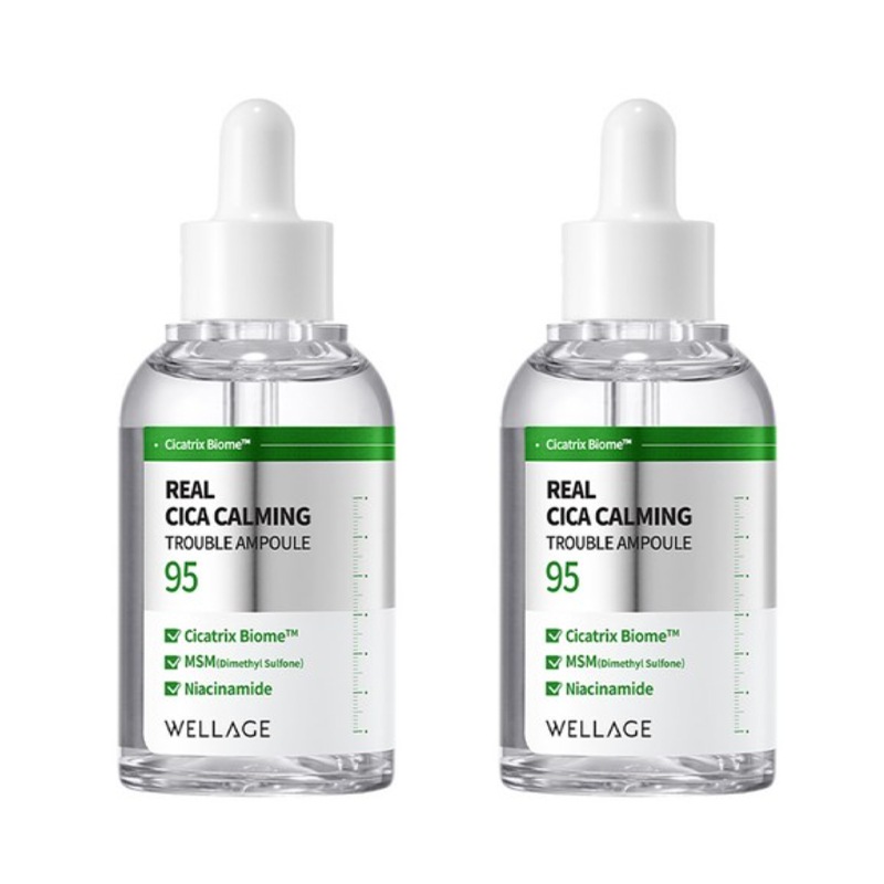 [1+1] リアルシカカーミング95トラブルアンプル 50ml+50ml / 韓国コスメ