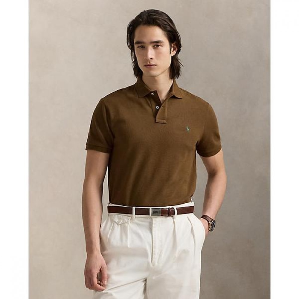 ポロラルフローレンメンズカスタムスリムフィットメッシュポロシャツ (MNPOKNI1N823574200)