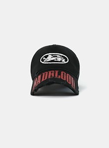 【BADBLOOD】バッドボールドロゴボールキャップ - ネイビー Qoo10 | 「BADBLOOD 」のブランド検索結果(人気順)：BADBLOOD
