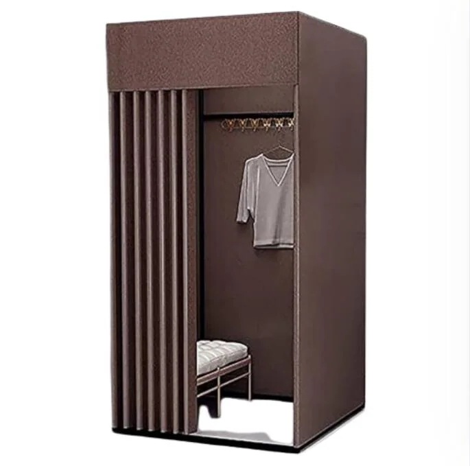 フィッティングルーム フック付き 更衣室 簡易 店舗 カーテンタイプ フック付き スペース容量が大きくて使いやすい