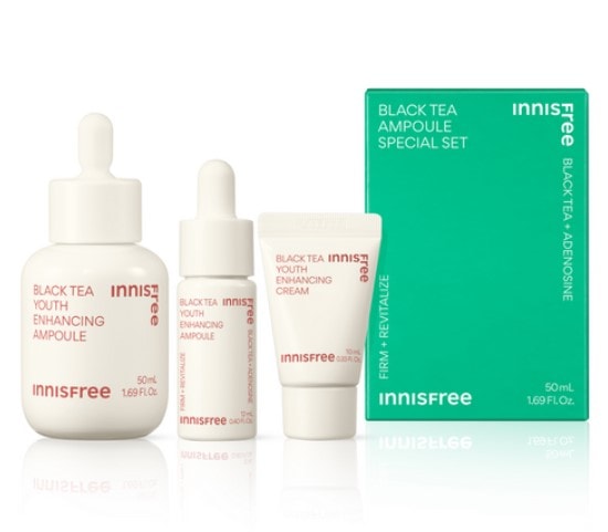 [New] ブラックティー ユース エンハンシング 弾力 アンプル 50ml + エンハンシング アンプル 12ml + エンハンシングクリーム 10mlセット1セット