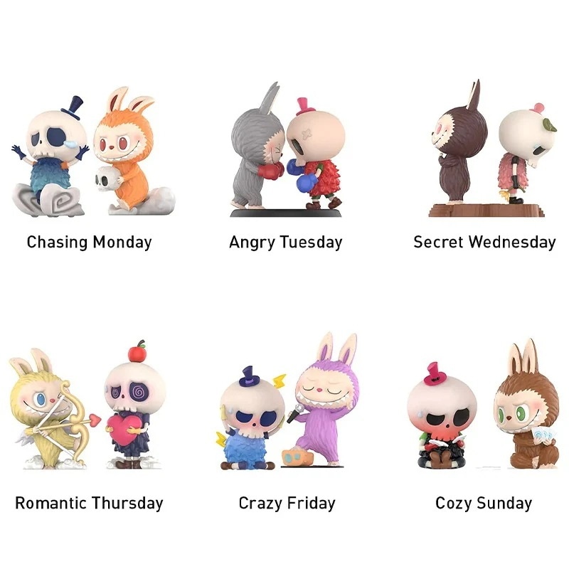 公式正規品POP MART LABUBU THE MONSTERS Mischief Diary Series らふぶ Figures ガチャポン ブラインドボックスフィギュアモデルサプライズギフト