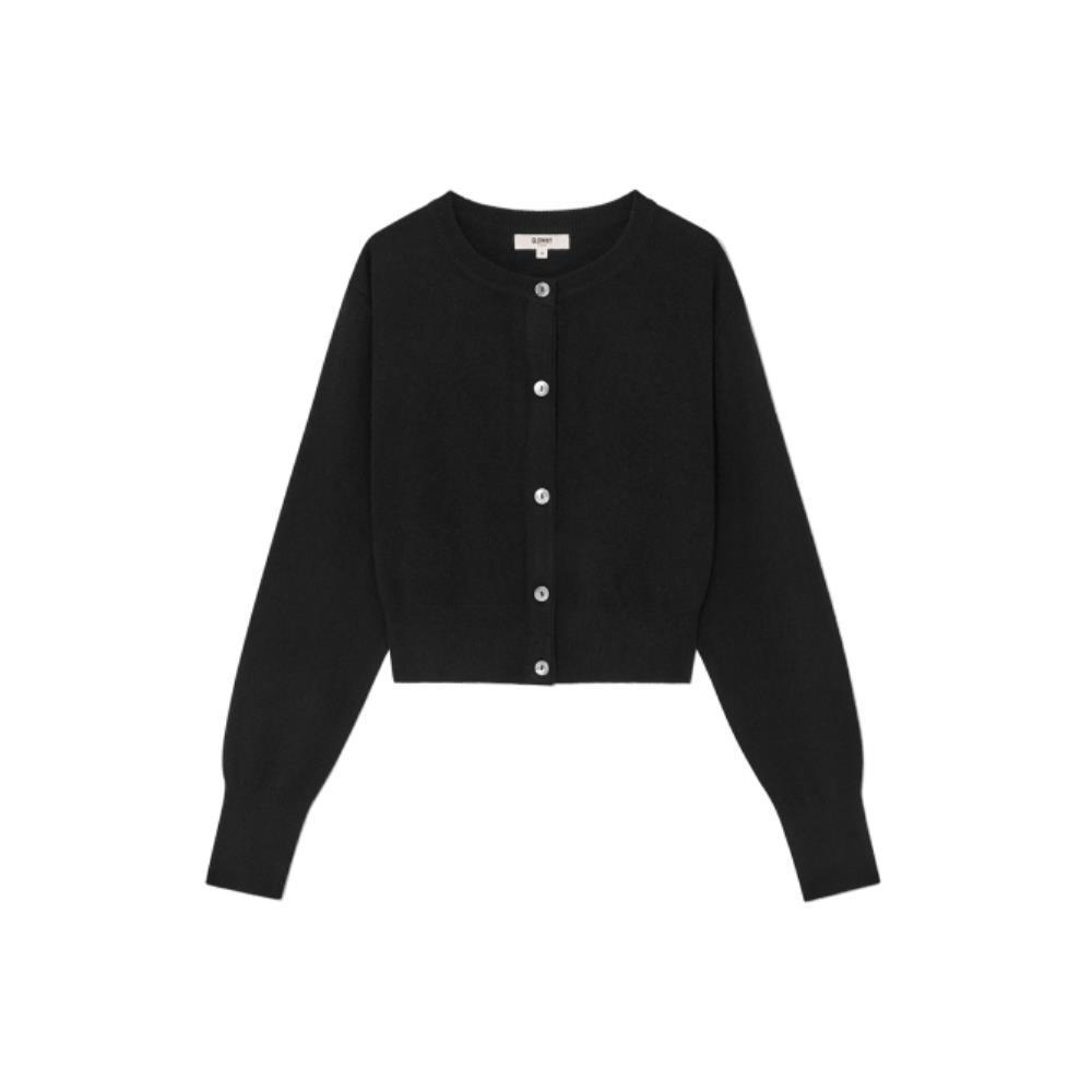 GLOWNY G CLASSIC WOOL CARDIGAN BLACK GC24WTKN001BK