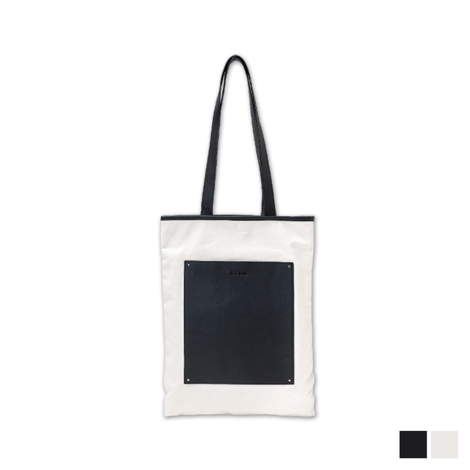 トートバッグ キャンバス メンズ レディース 35L 大容量 A4サイズ対応 PORTRAIT ブラック ホワイト 黒 白 PORT-CAN-TOTE