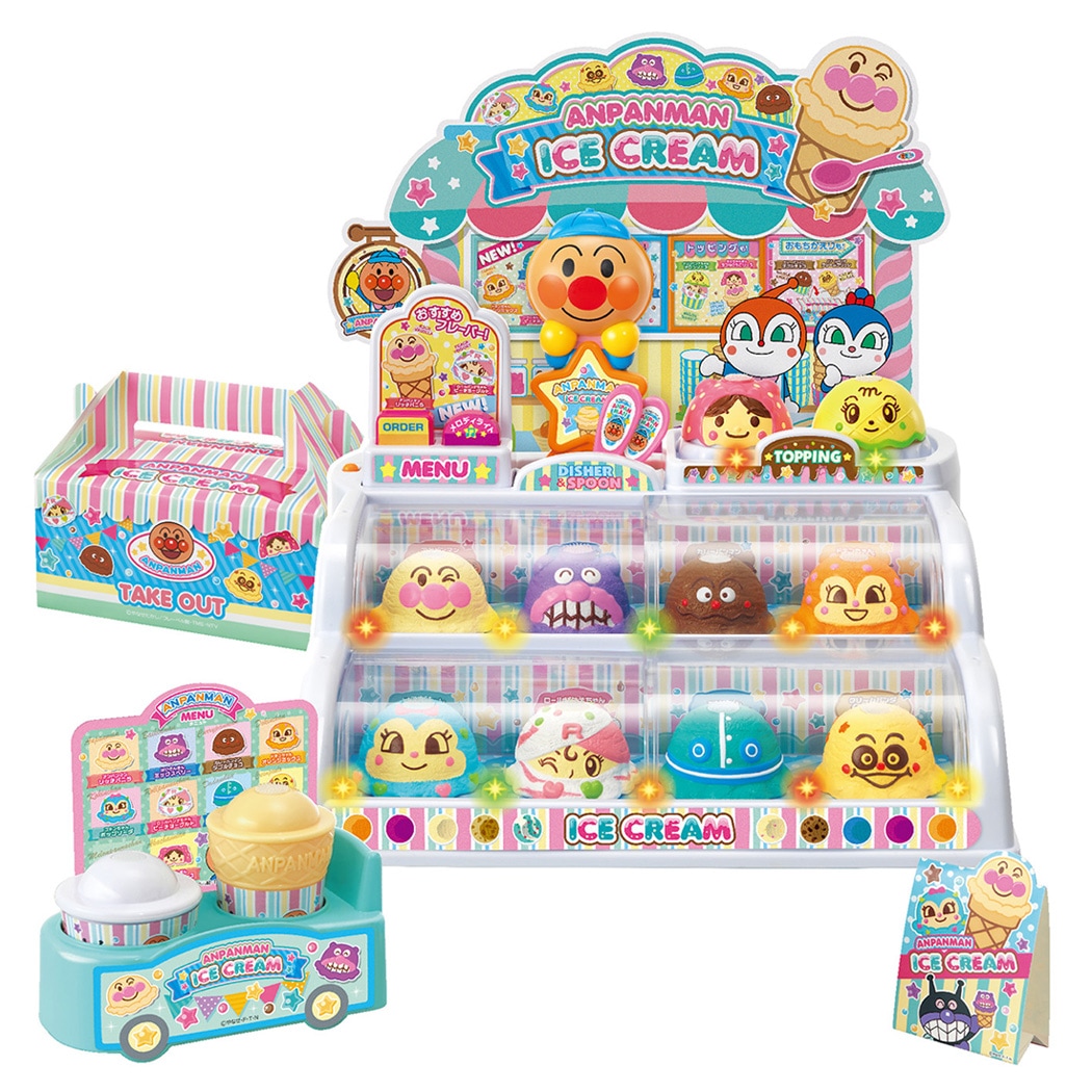 ジョイパレット アンパンマン のっけてポン！　光ってオーダーアイスちょうだい！　！　DXセット それいけ！　アンパンマン APアイスチョウダイDXセット2022 6,544円
