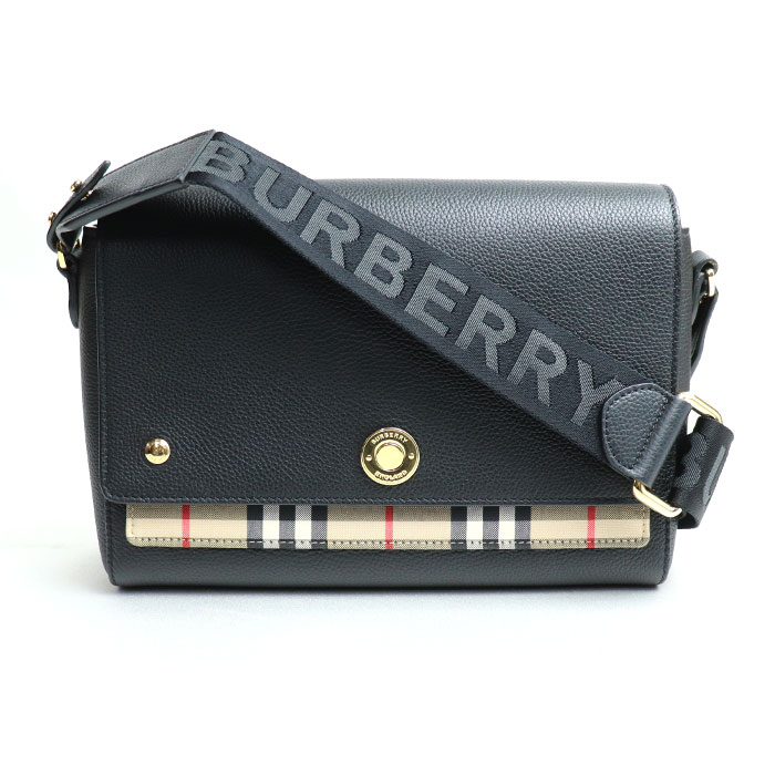 BURBERRY バーバリー ノートバッグ ショルダーバッグ ブラック 8021110 レディース 中古 美品