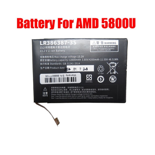 ノートパソコンのバッテリーに適合する One-Netbook onexPlayermini LR386387-3S 11.55V 4200MAH 48.51WH に適合する AMD 5800U