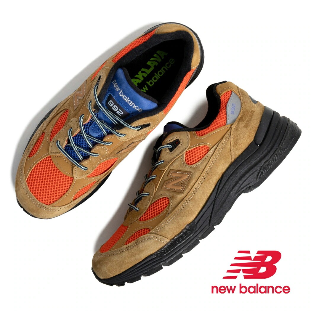 Action Bronson × NEW BALANCE ニューバランス 992 スニーカー U992AB1 TIGER EYE ( タイガーアイ ベージュ アクション・ブロンソン メンズ 993 )