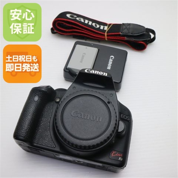 良品EOS Kiss X3 ブラック ボディ デジ1 Canon 17