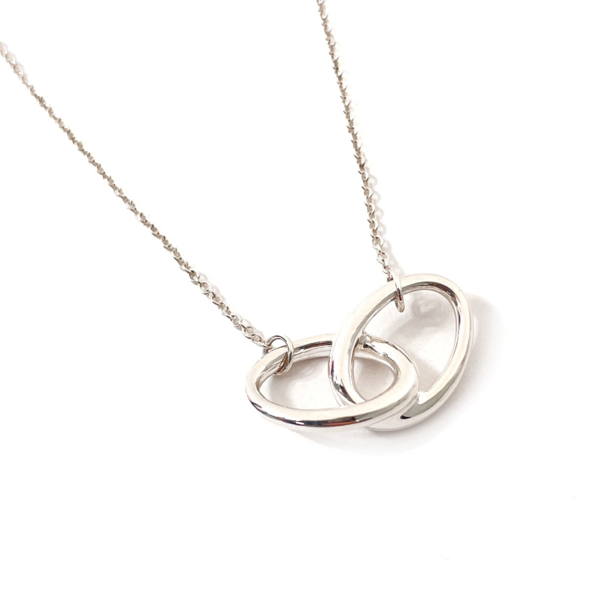 エルサペレッティ ダブルループ ネックレス シルバー シルバー925 レディース