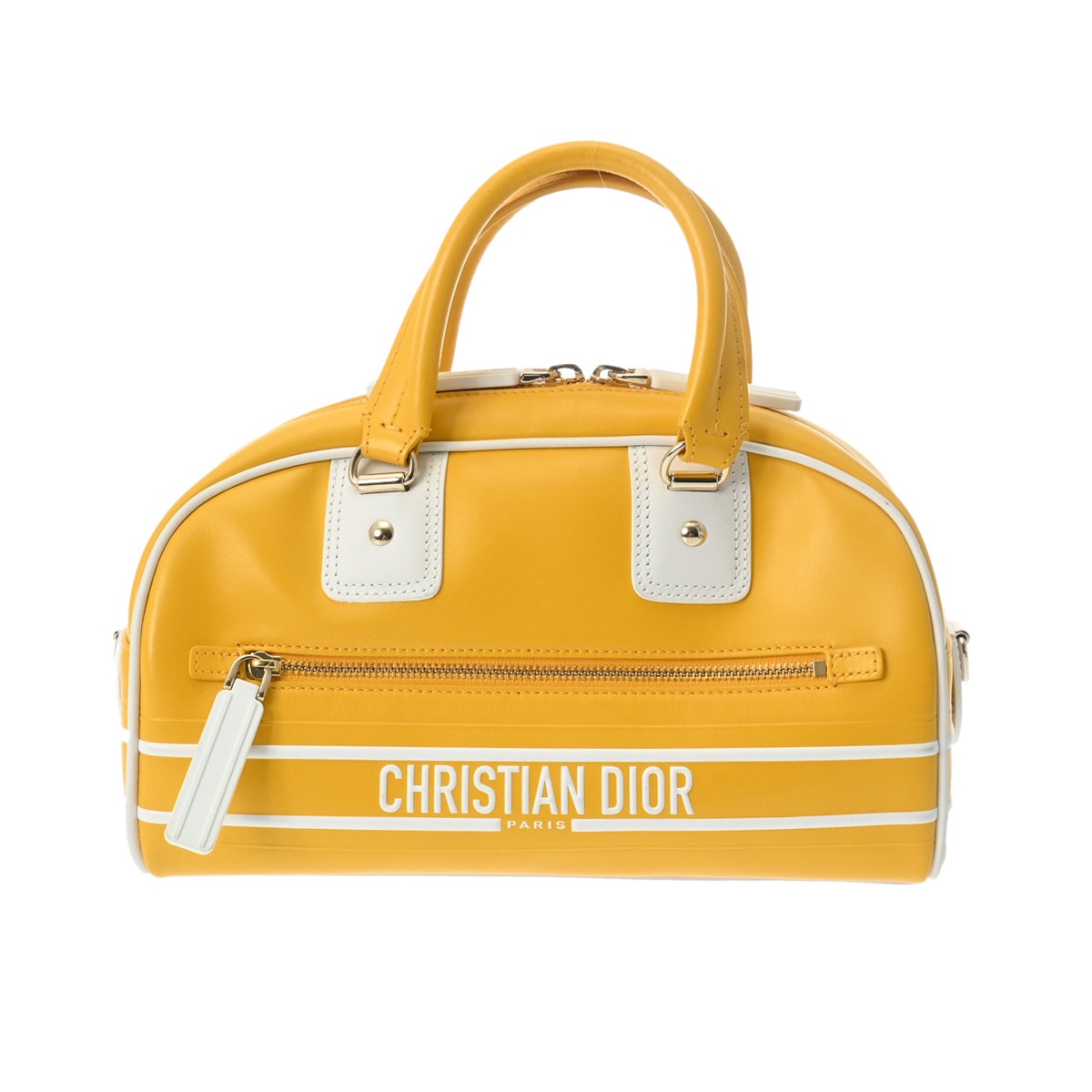 CHRISTIAN DIOR クリスチャンディオール ヴァイブ スモールバッグ 2WAY イエロー M620900BR - レディース レザー ハンドバッグ Aランク 中古 銀蔵
