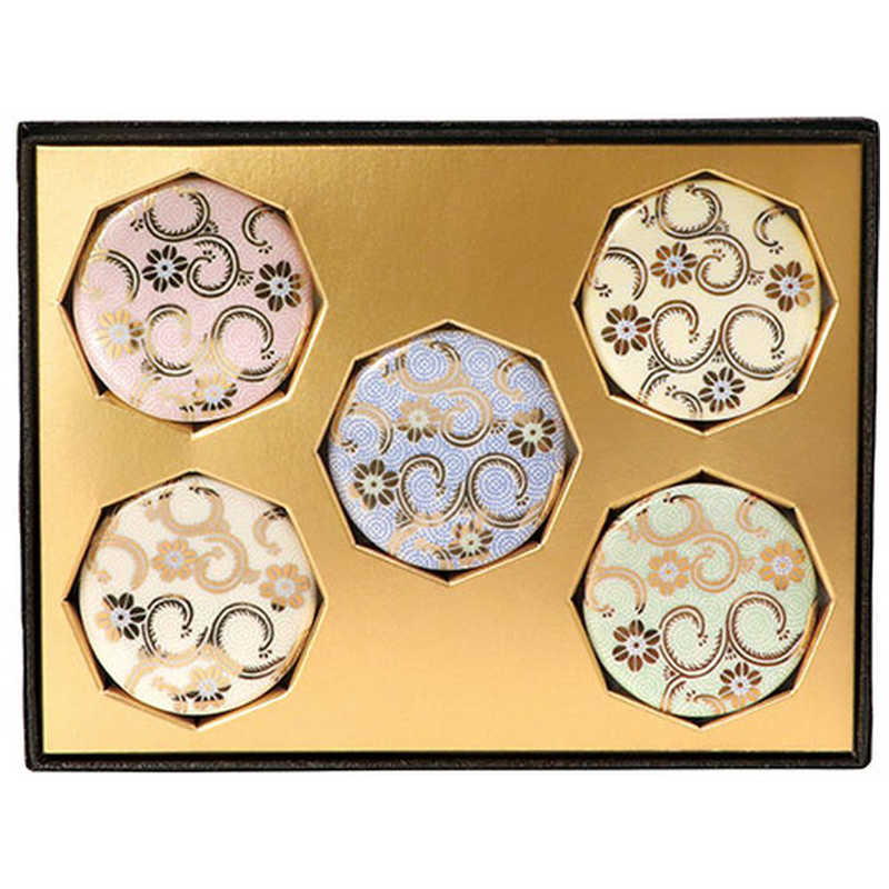 ヤマコー　てまひま工房 レトロモダン古九谷の伝統的な陶器 箸置き 五彩唐草　YAMACO78753