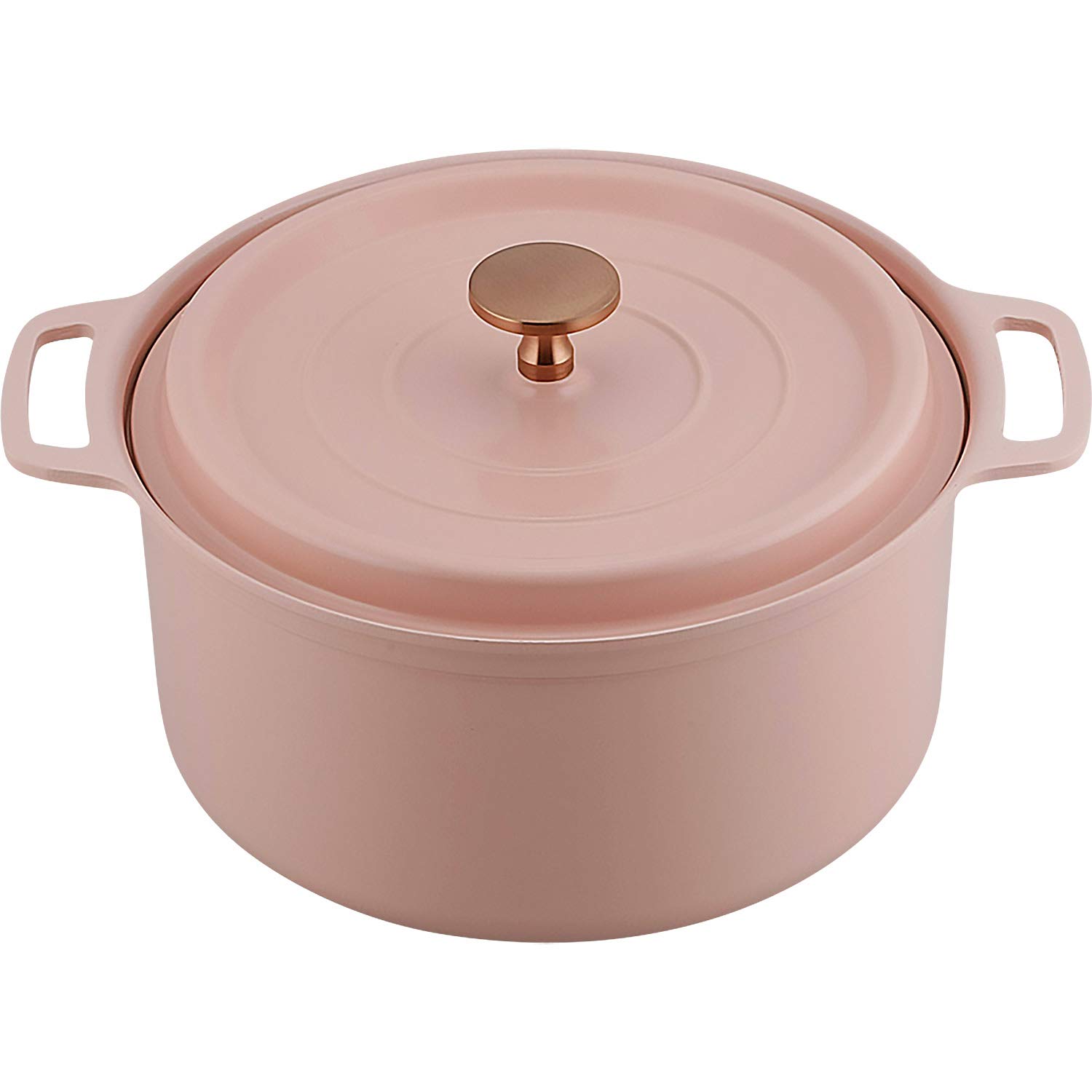 和平フレイズ 鋳物より軽い 鍋 20cm マットピンク 旨味を逃さない IH・ガス・オーブン対応 レシピ付 クックシェア RB-1511