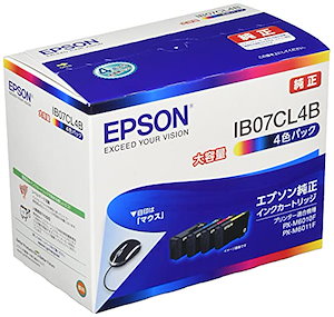 エプソン 純正 インクカートリッジ IB07CL4B ４色パック 大容量インク