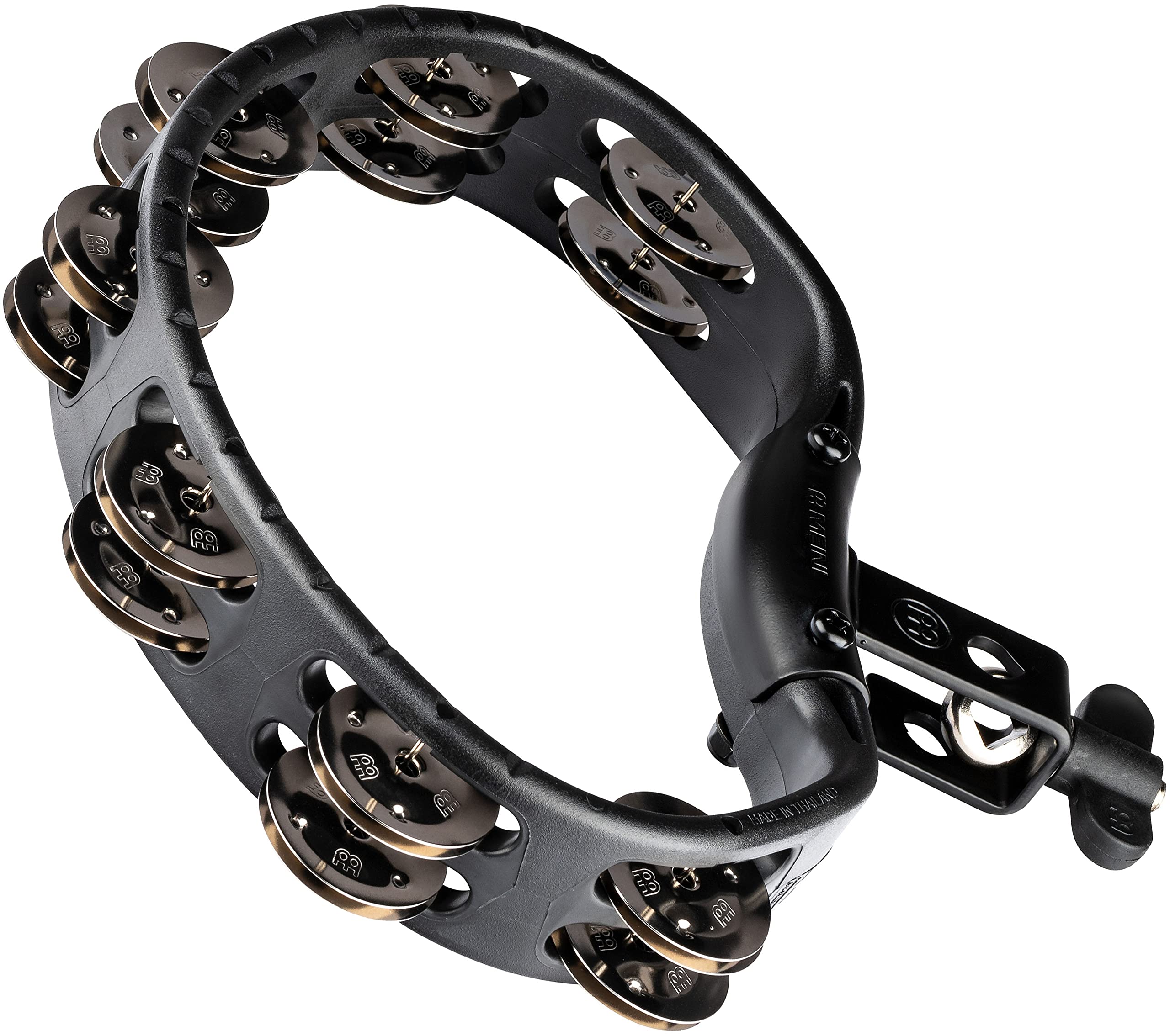 MEINL Percussion マイネル タンバリン Headliner Series Mountable ABS Tambourine HTMT2BK 【国内正規品】