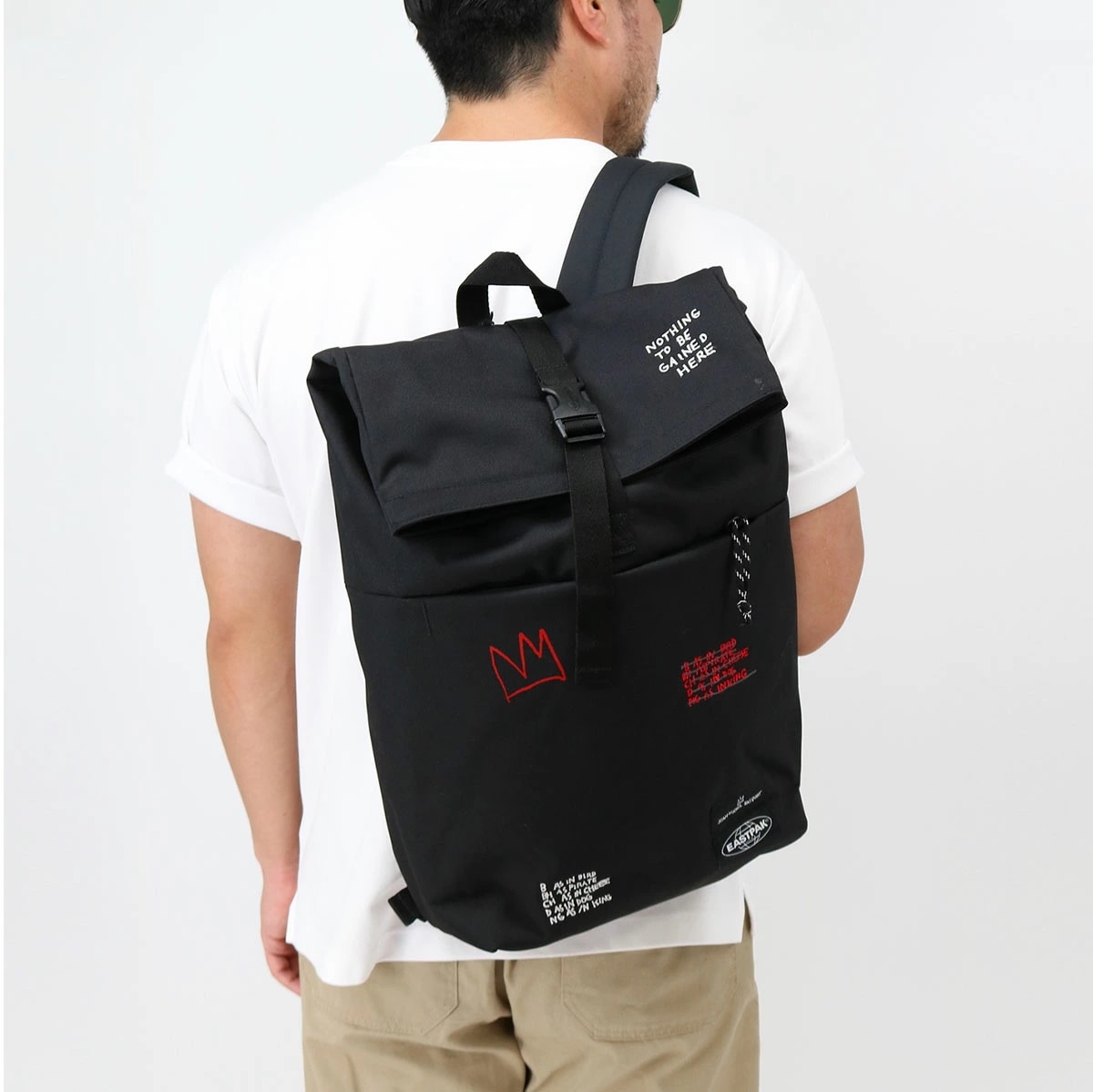 EK0A5BGF UP ROLL バックパック リュック 鞄 軽量 旅行 ロゴ レディース メンズ ユニセックス A4収納可能 プレ