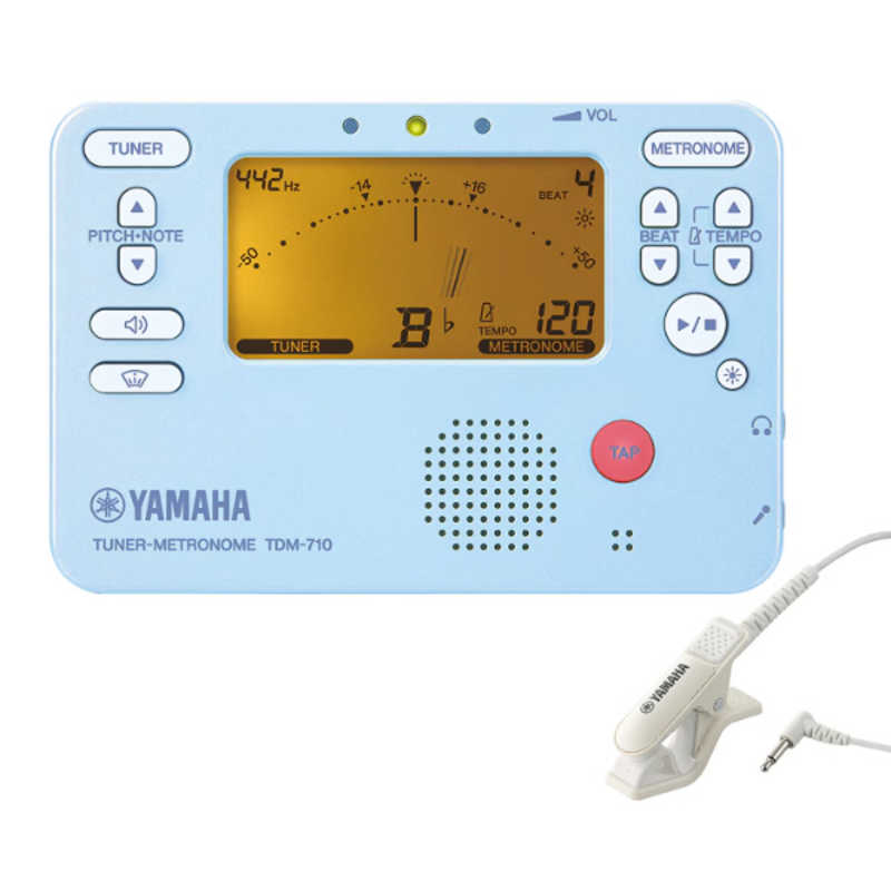 ヤマハ　YAMAHA　チューナーメトロノーム ブルー　TDM710BLM