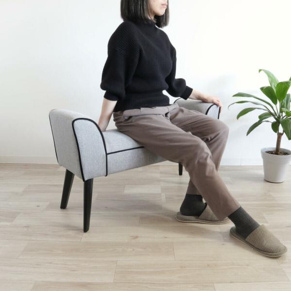 椅子 チェア スツール レトロ かわいい グレー アンティーク いす イス ソファ 1人掛け コンパクト スリム 座面高さ40cm 21,681円