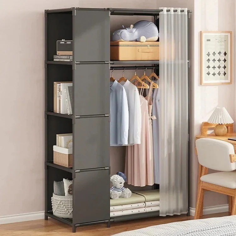 メガ割 25新モデル衣類収納ラック ワードローブ カバー付き大容量 クローゼット 収納洋服ダンス ハンガーラック 衣類収納 布製 カバー付き ーゼット ハンガーラック ワードローブ ハン