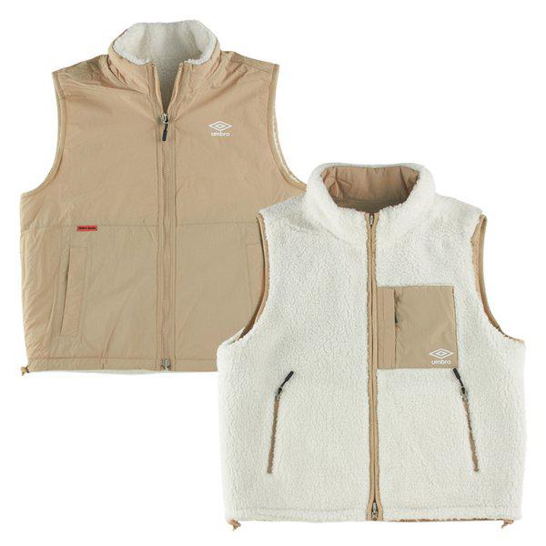 オンアンドオフ フリース リバーシブル ベスト UP423CWVO1-SCW0