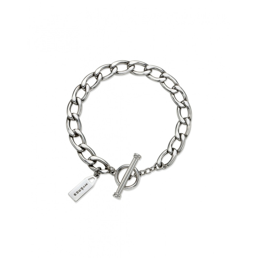 HYERES LOR [プレミアムメッキ] H エディション AB (W) ドリップチェーンブレスレット HL6B66640WB