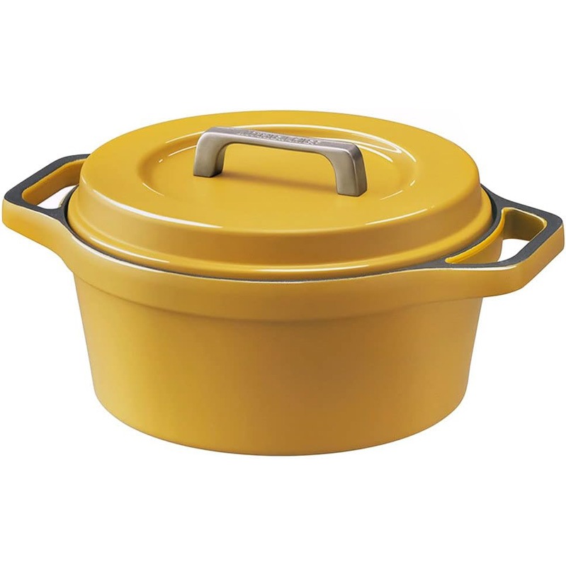 アイリスオーヤマ IRIS OHYAMA 無加水鍋 COTOCO サフランイエロー IH・ガス・オーブン対応 MKSN-S20 YE