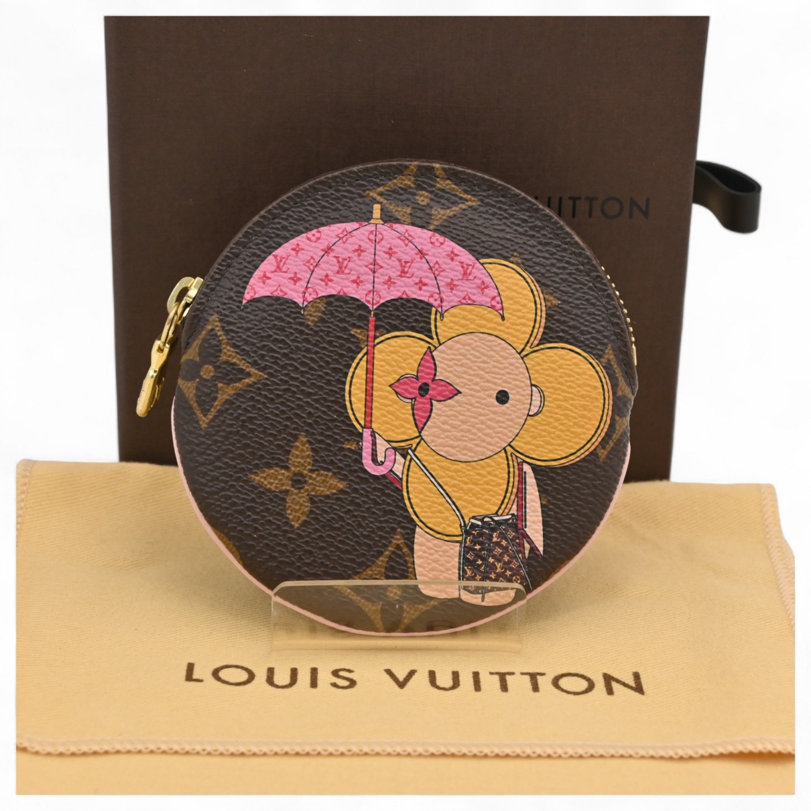 ルイヴィトン ポルトモネロンヴィヴィエンヌ コインケース Aランク lv7842hu