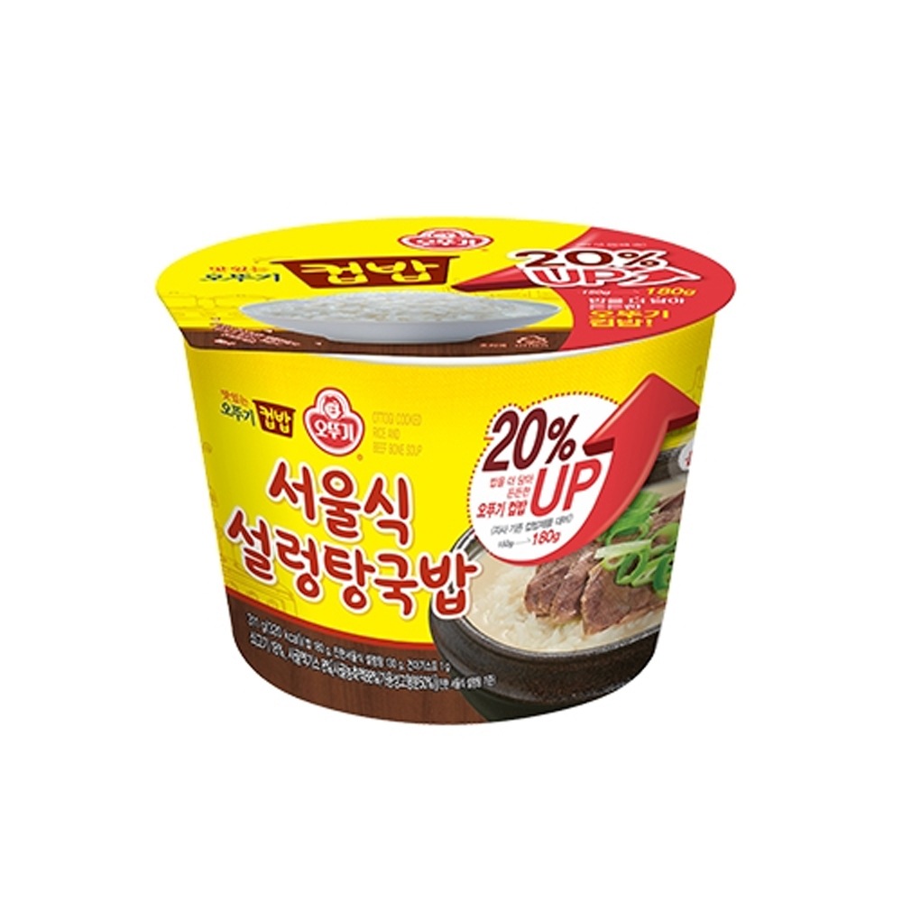 カップボブ_ソウル式ソルロンタンクッパ（増量）311G x 12EA（1BOX-12ea） 5,220円