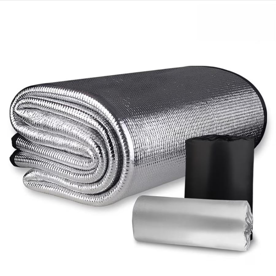 【本日限定激安格】アルミシート 銀マット キャンプ用 アルミマット 保温 レジャーシート ピクニックシート 8mmの厚さ 断熱マット 厚手 テントマット 防水 防災 車中泊