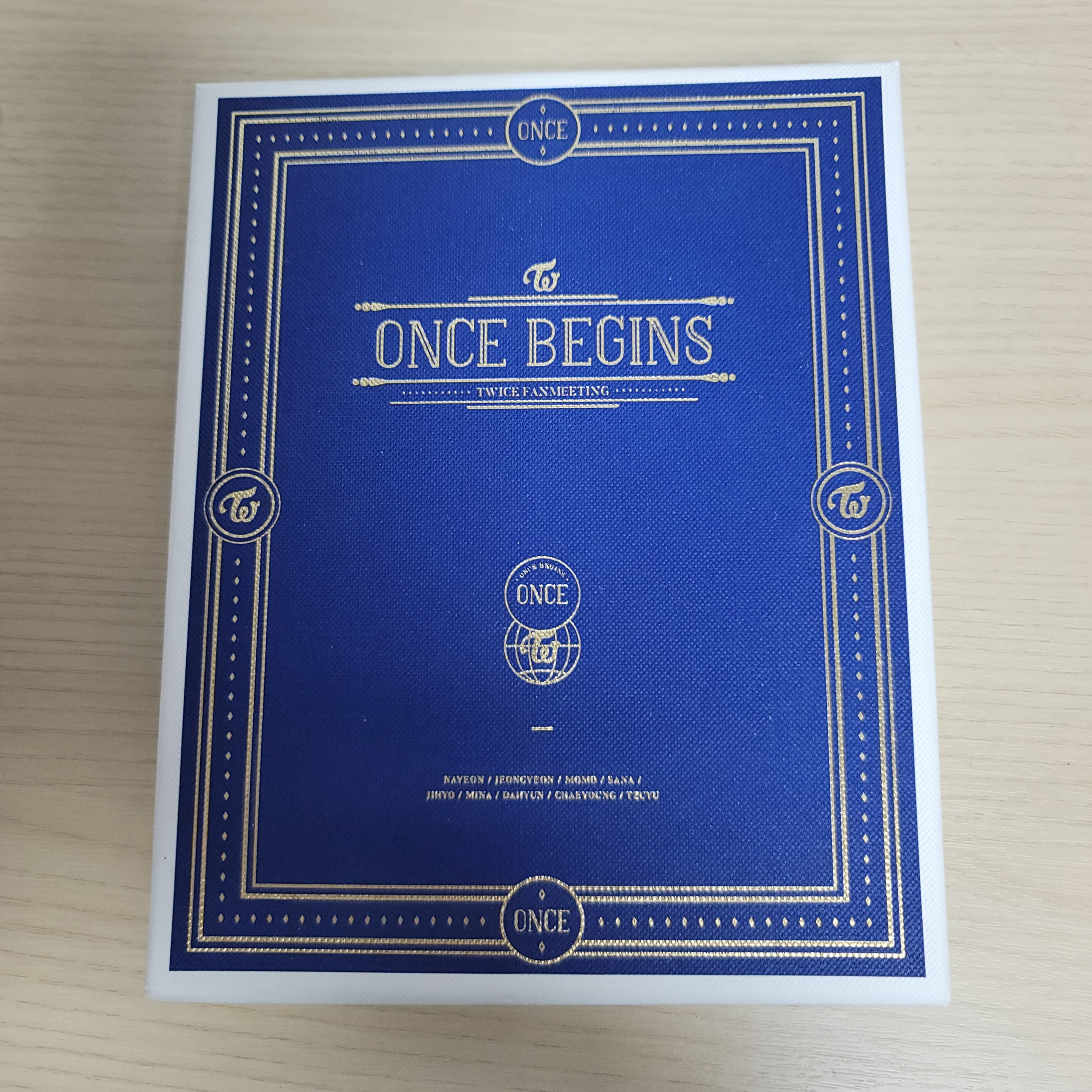[開封品] TWICE Once Begins Blu-ray Korean Fan meeting Once ブルーレイ