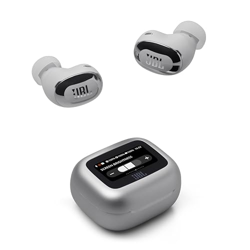 LIVE BUDS 3 スマートタッチディスプレイ搭載 ワイヤレスイヤホン 小型 軽量 LDAC ハイレゾワイヤレス対応 ノイズキャンセリング 10mmダイナミックドライバー (シルバー)