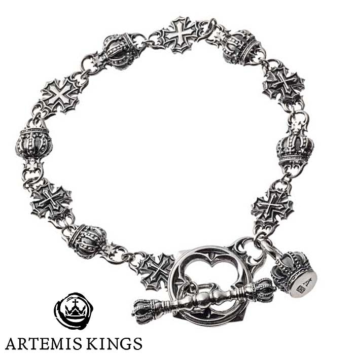 アルテミスキングス ARTEMISKINGS アイアン クロス シルバー ブレスレット AKB0034